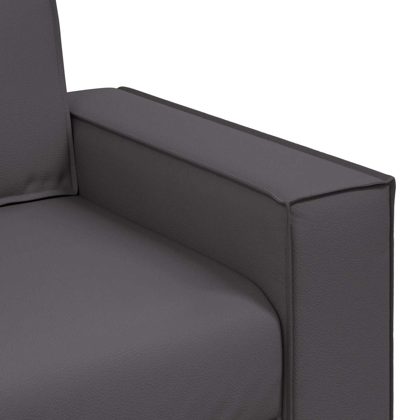 vidaXL Διθέσιος καναπές Γκρι 160 cm Τεχνητό Δέρμα