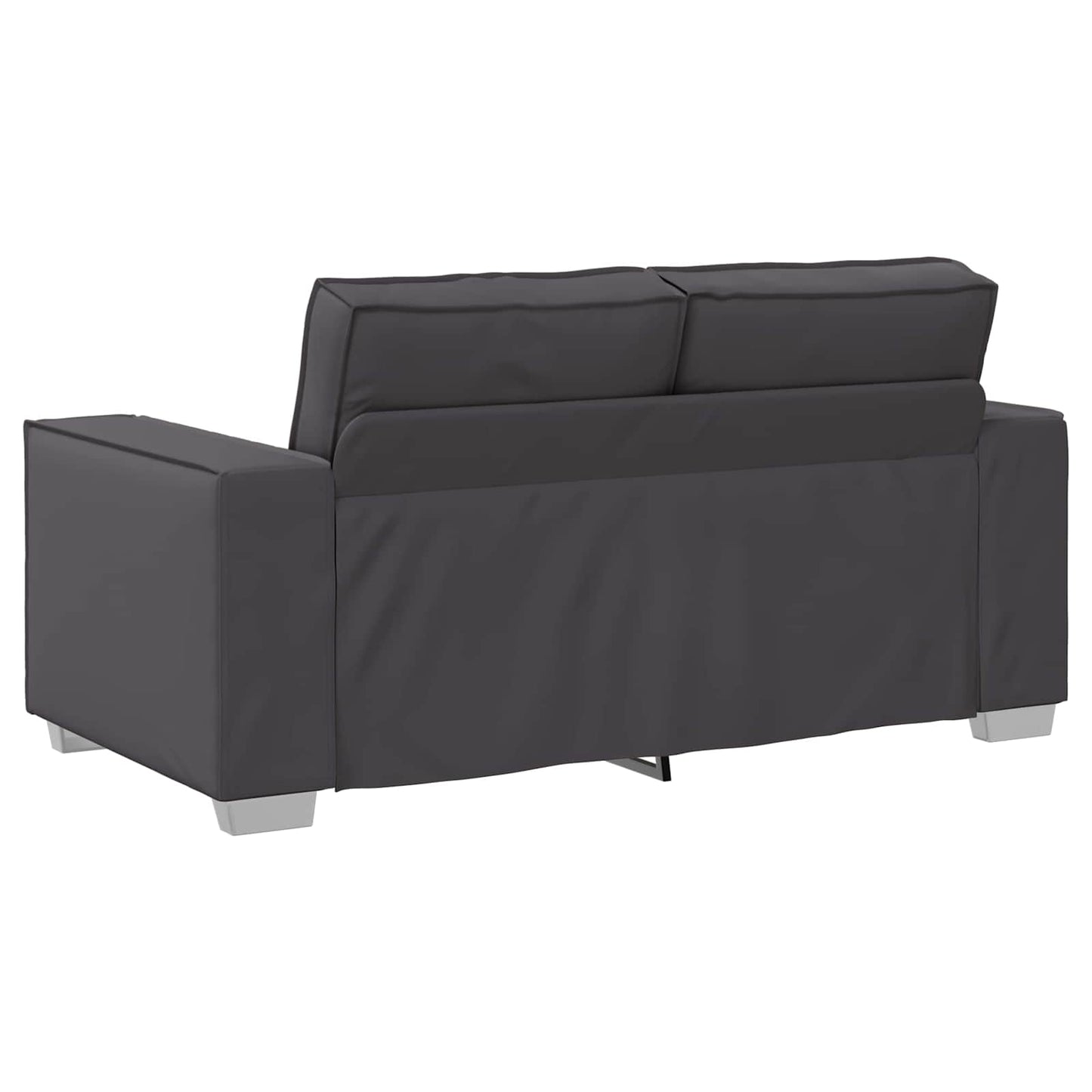 vidaXL Διθέσιος καναπές Γκρι 160 cm Τεχνητό Δέρμα