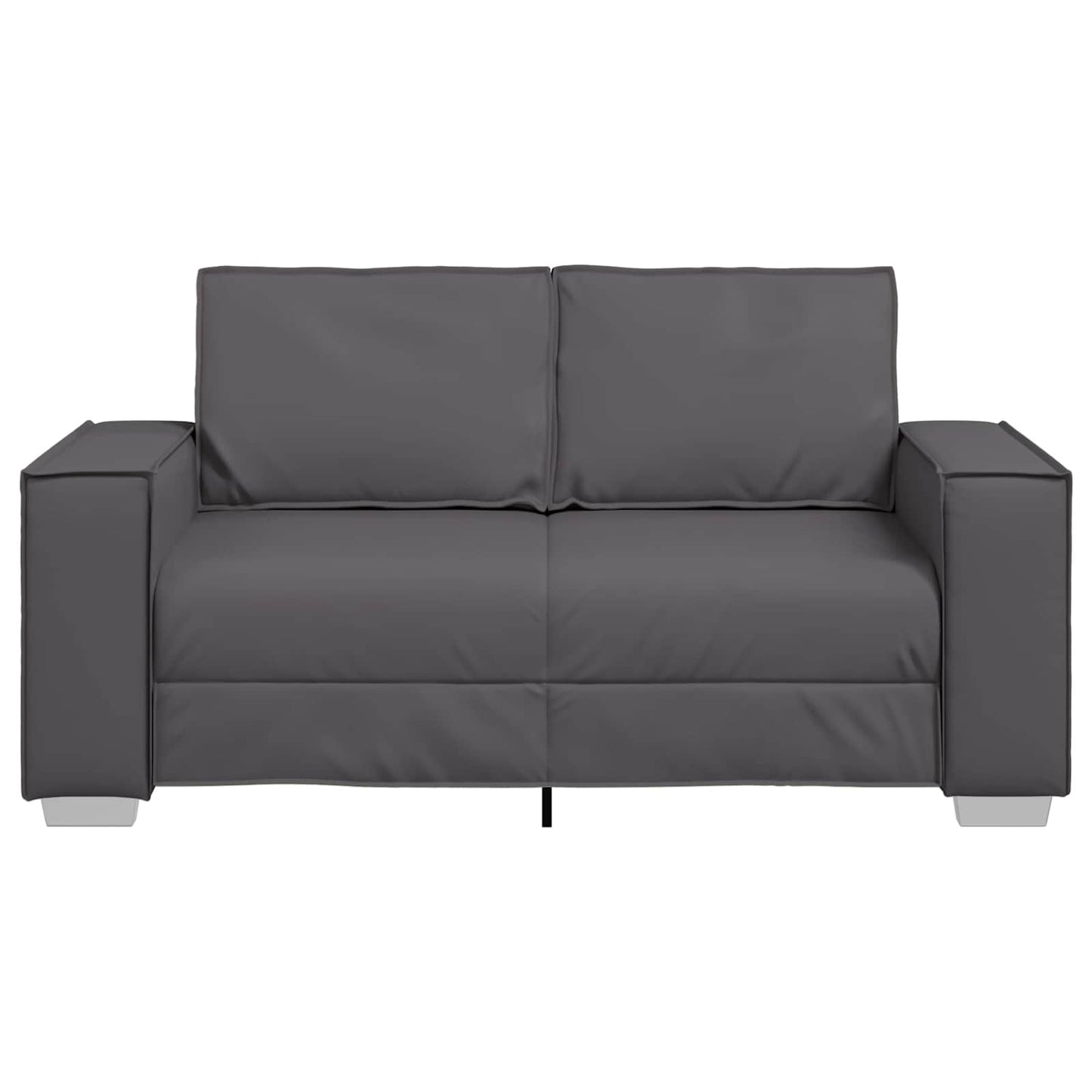 vidaXL Διθέσιος καναπές Γκρι 160 cm Τεχνητό Δέρμα