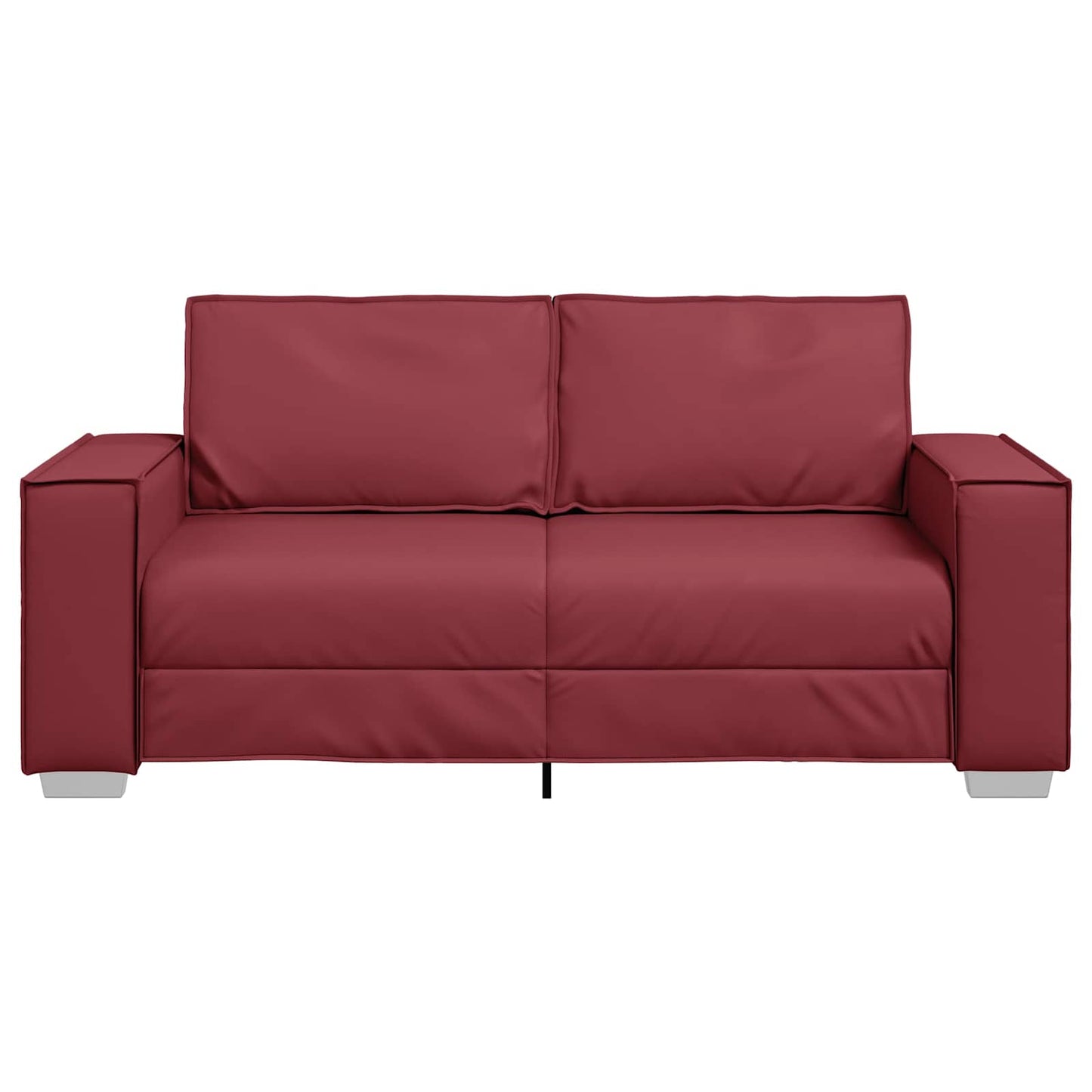 vidaXL Διθέσιος καναπές Κόκκινο 180 cm Τεχνητό Δέρμα
