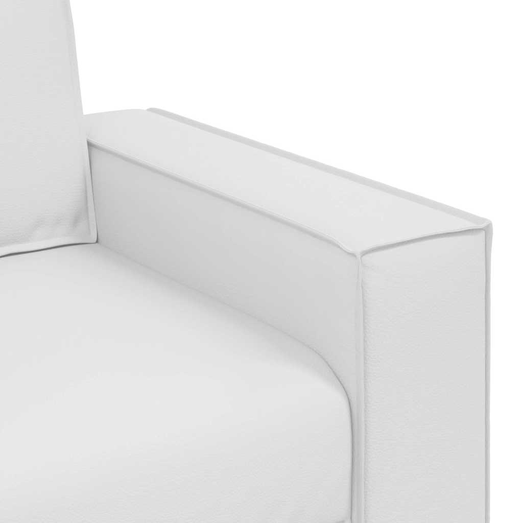 vidaXL Διθέσιος καναπές Λευκός 180 cm Τεχνητό Δέρμα