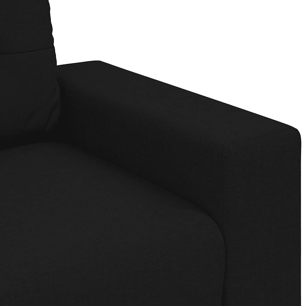 vidaXL Πολυθρόνα Μαύρη 100x78x80 εκ. από Ύφασμα