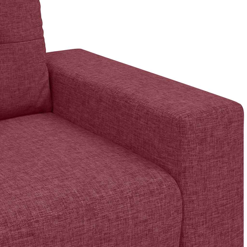 vidaXL Πολυθρόνα-Καναπέ Κόκκινη 100 x 78 x 80 εκ. από Ύφασμα