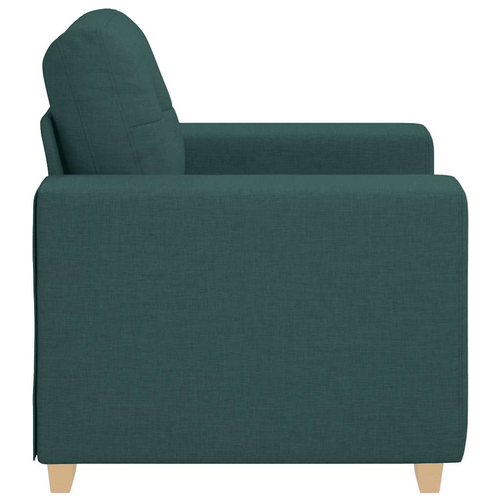 vidaXL Πολυθρόνα-Καναπέ Σκούρο Πράσινο 100x78x80 εκ. Ύφασμα