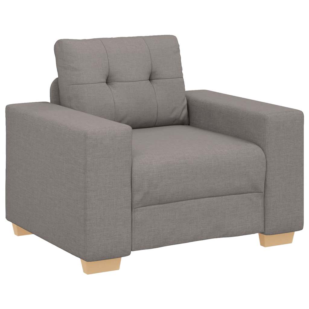 vidaXL Πολυθρόνα-Καναπέ-Μπεζ 100x78x80 εκ. Ύφασμα