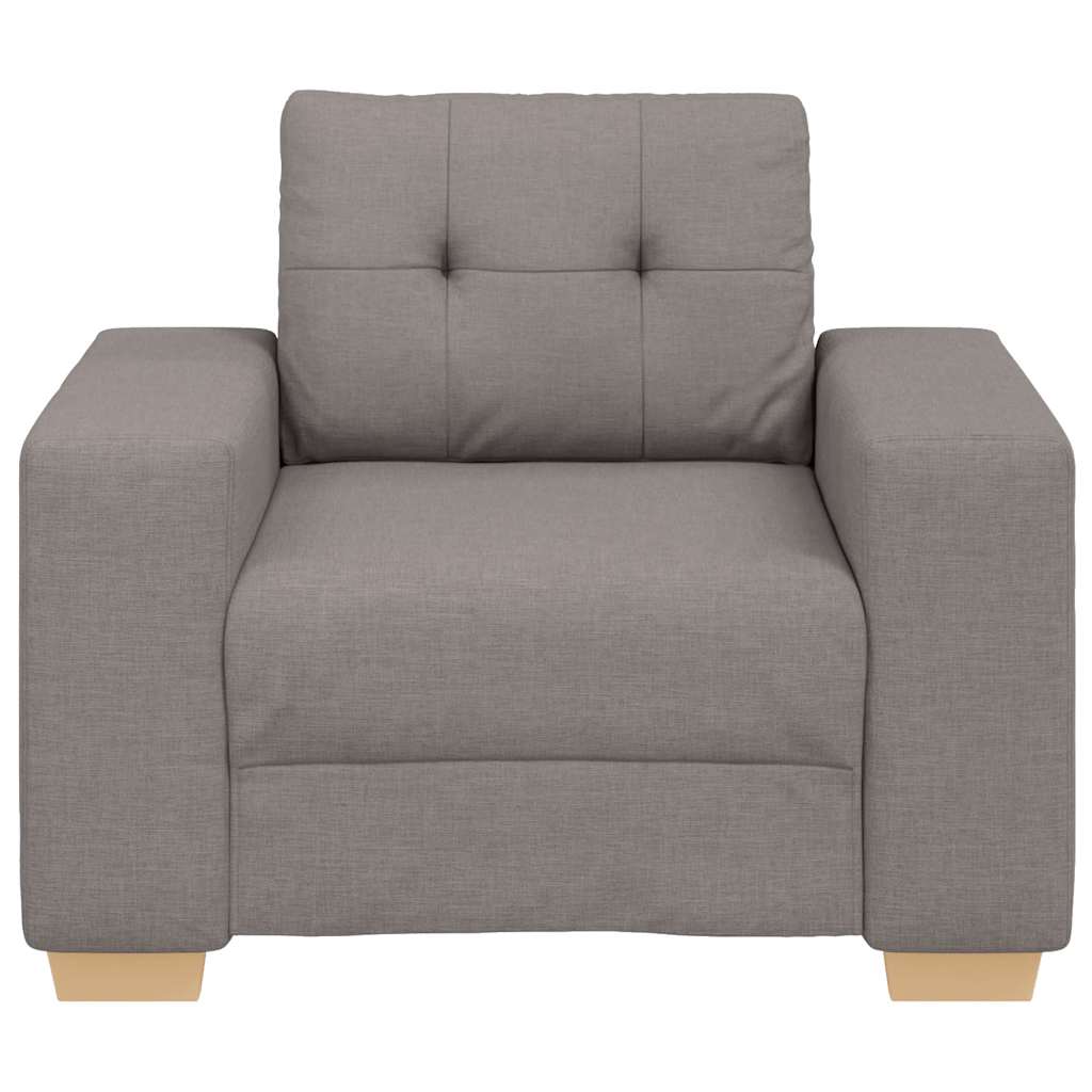 vidaXL Πολυθρόνα-Καναπέ-Μπεζ 100x78x80 εκ. Ύφασμα