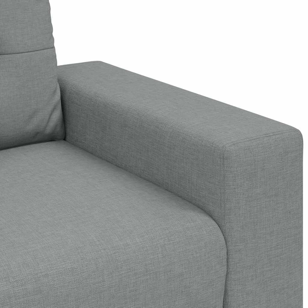 vidaXL Καναπές-Διθέσιος Ανοιχτό Γκρι 160 x 77 x 82 εκ. Ύφασμα