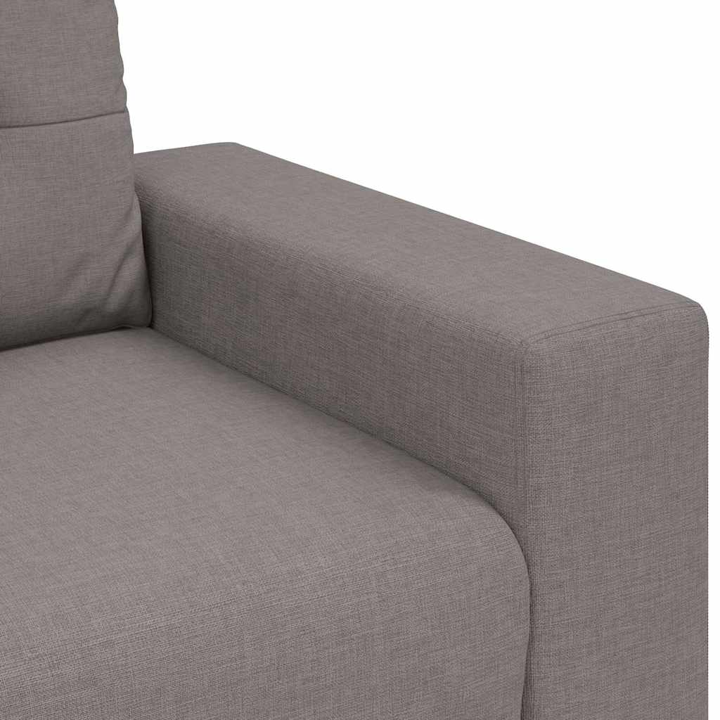 vidaXL Καναπές Διθέσιος Ύφασμα Μπεζ 160 x 77 x 82 εκ.