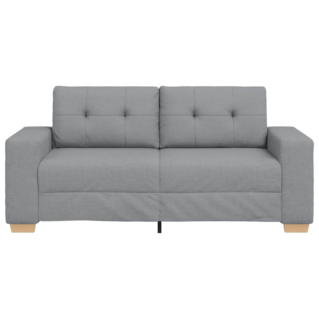 vidaXL Καναπές-Διθέσιος Ανοιχτό Γκρι 180 x 77 x 82 εκ. Ύφασμα