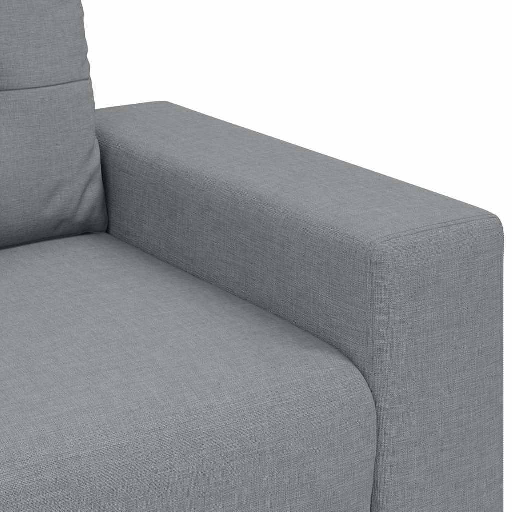 vidaXL Καναπές-Διθέσιος Ανοιχτό Γκρι 180 x 77 x 82 εκ. Ύφασμα