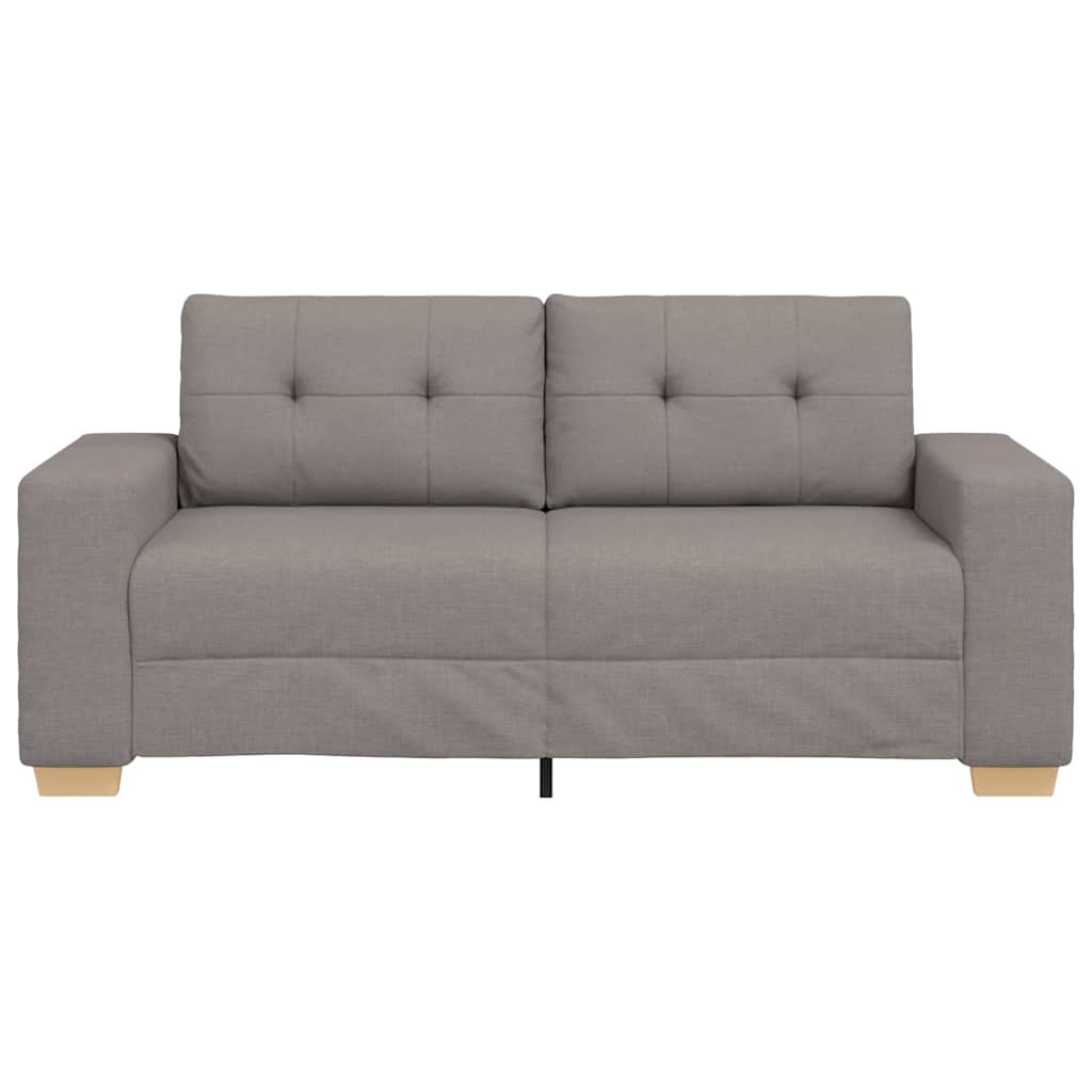 vidaXL Καναπές-Διθέσιος με Θέση Ύφασμα, Μπεζ 180x77x82 εκ.