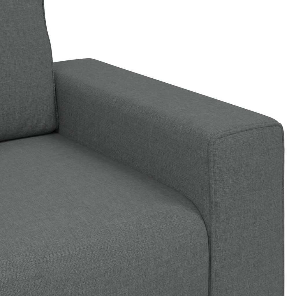 vidaXL Πολυθρόνα Σκούρο Γκρι 100x77x82 εκ. Ύφασμα