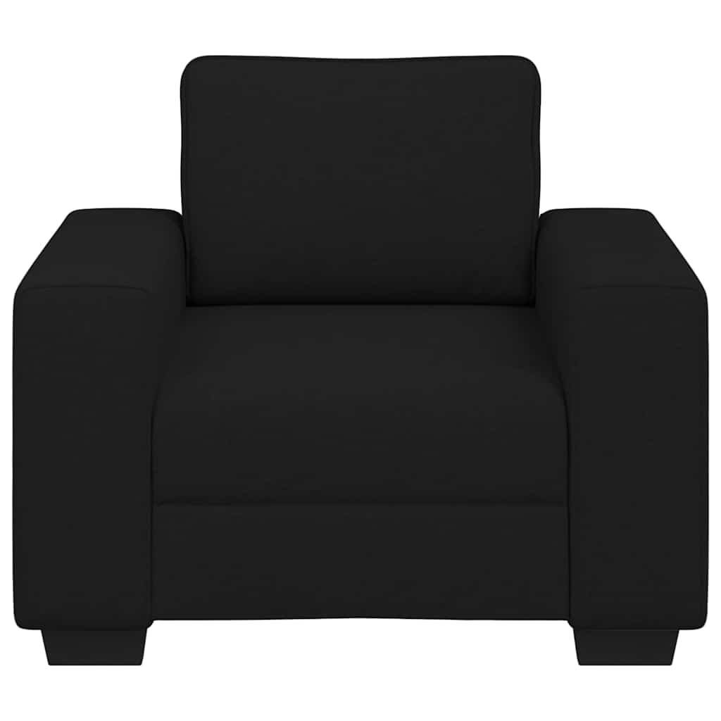 vidaXL Πολυθρόνα Μαύρη 100x77x82 εκ. από Ύφασμα