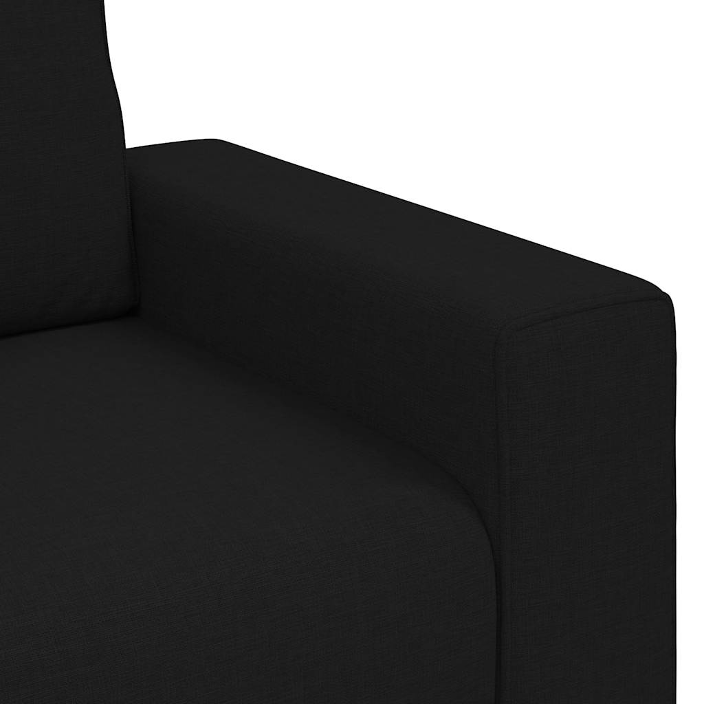 vidaXL Πολυθρόνα Μαύρη 100x77x82 εκ. από Ύφασμα