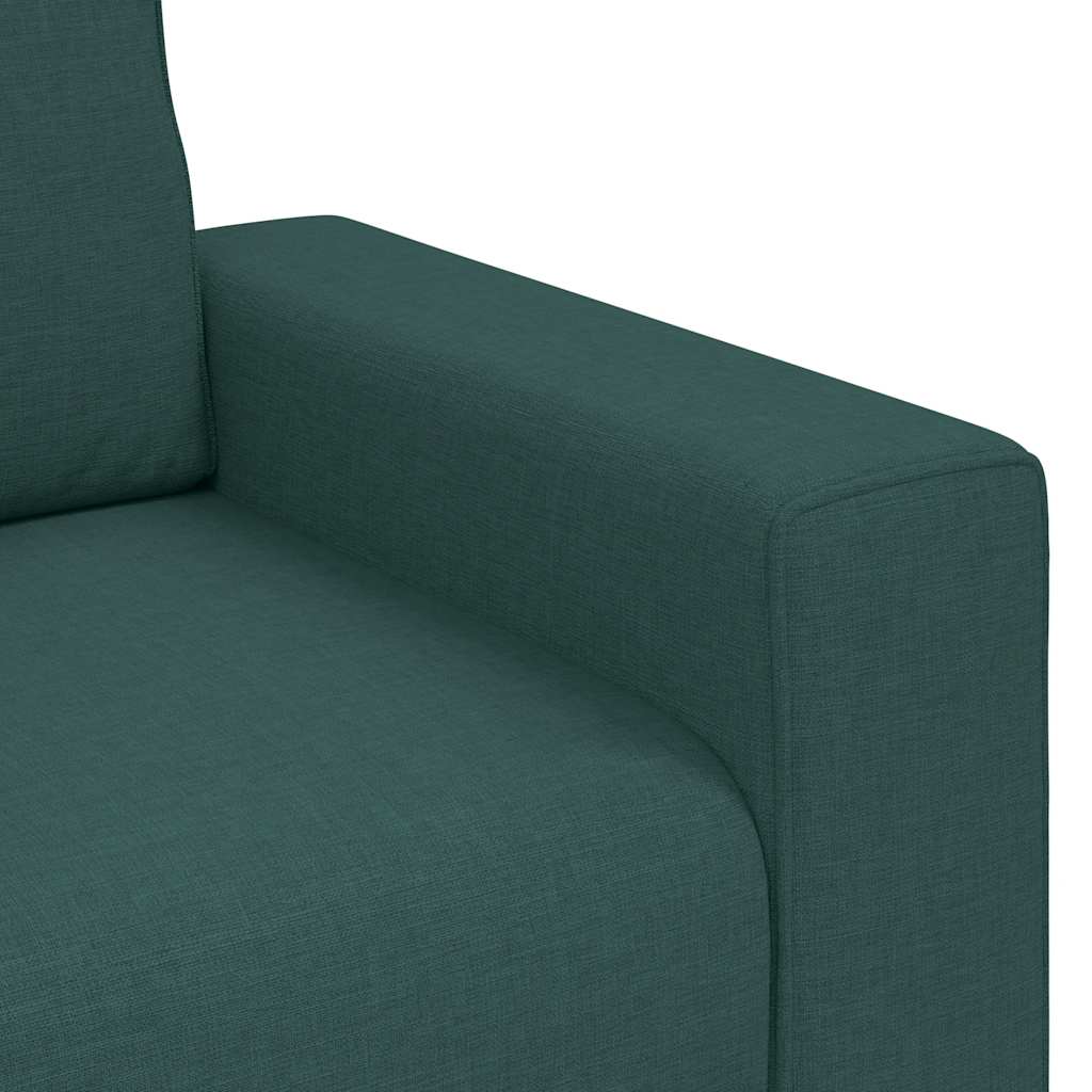 vidaXL Πολυθρόνα-Καναπέ Σκούρο Πράσινο 100x77x82 εκ. Ύφασμα