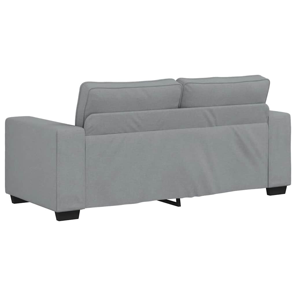 vidaXL Διθέσιος Καναπές Ανοιχτό Γκρι 180x77x82 εκ. Ύφασμα