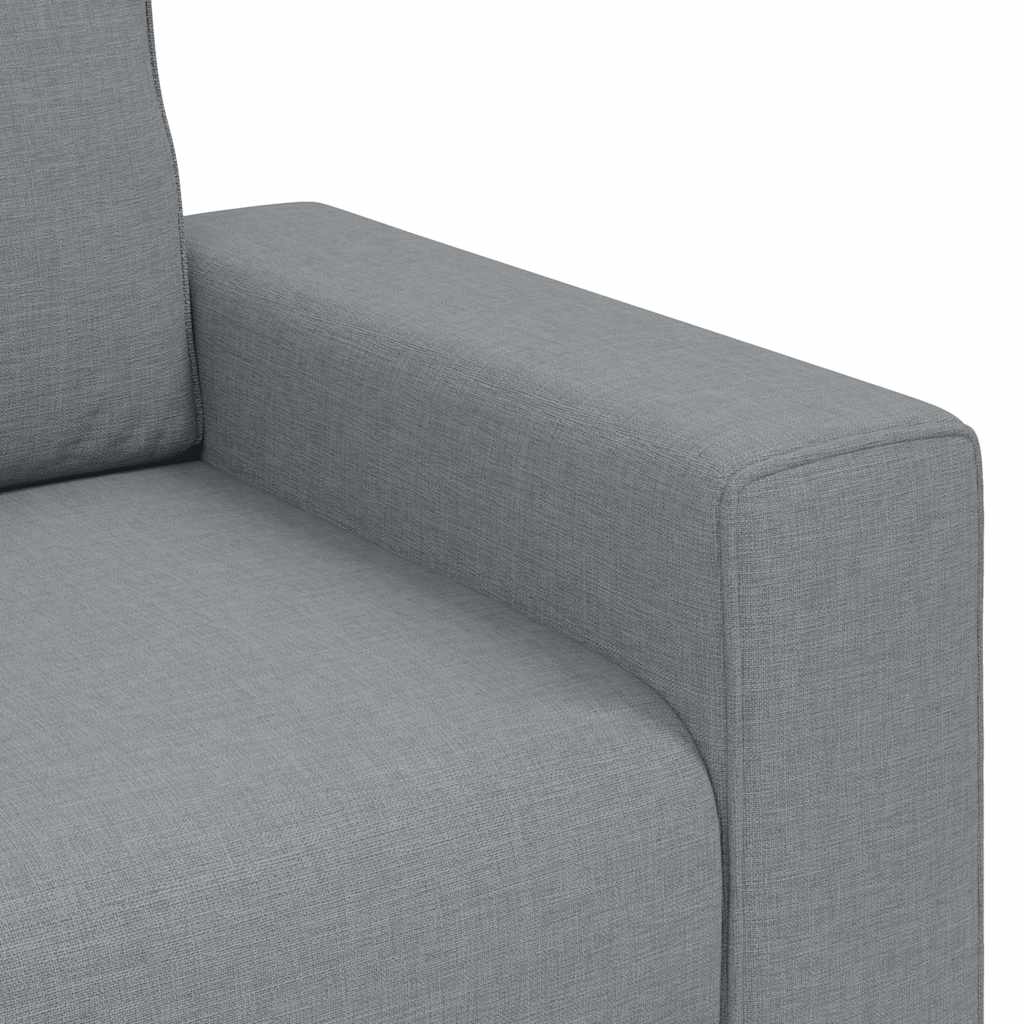 vidaXL Διθέσιος Καναπές Ανοιχτό Γκρι 180x77x82 εκ. Ύφασμα