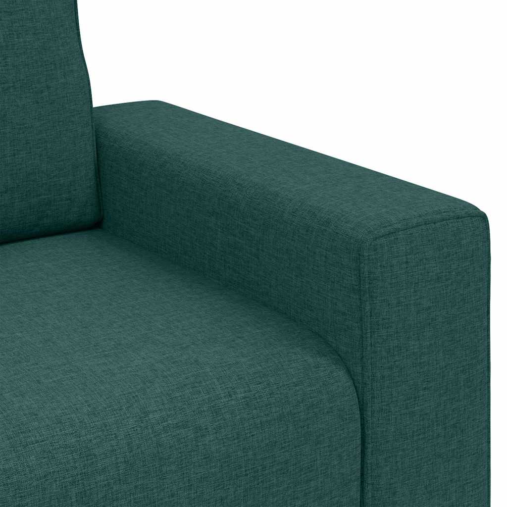 vidaXL Καθίσμα Σαλονιού Σκούρο Πράσινο 100 cm ύφασμα