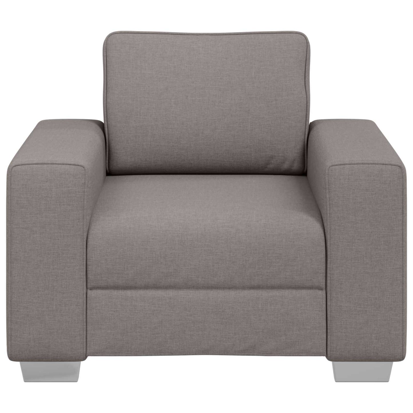 vidaXL Καθίσμα Σαλονιού Taupe 100 cm ύφασμα