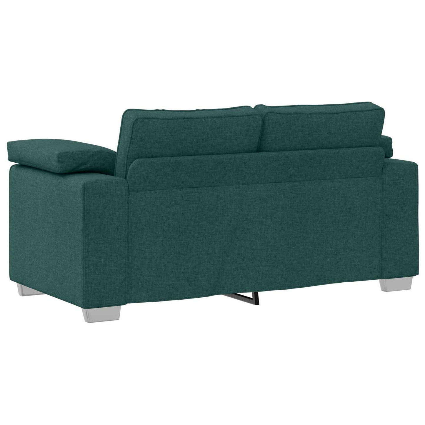 vidaXL Διθέσιος καναπές Σκούρο Πράσινο 160 cm ύφασμα