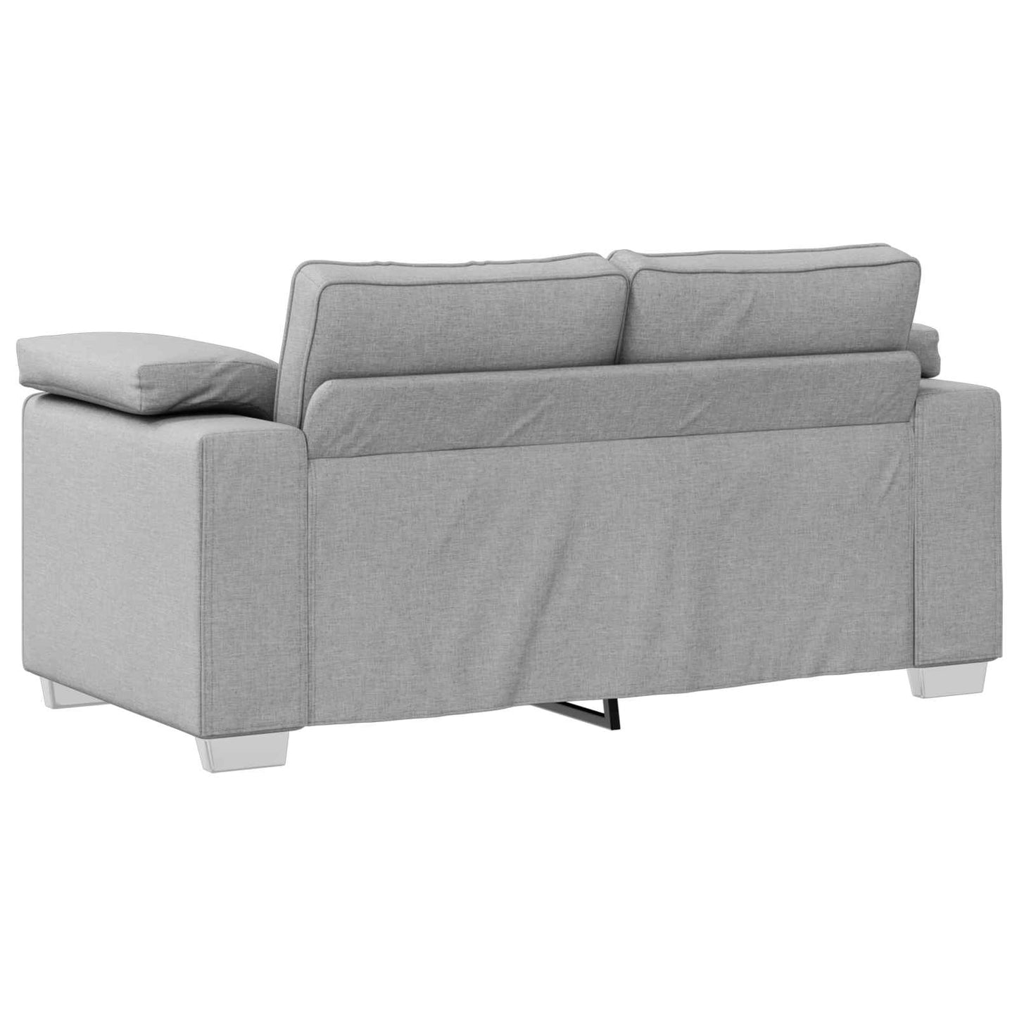 vidaXL Διθέσιος καναπές Σκίουρος Γκρί 160 cm ύφασμα