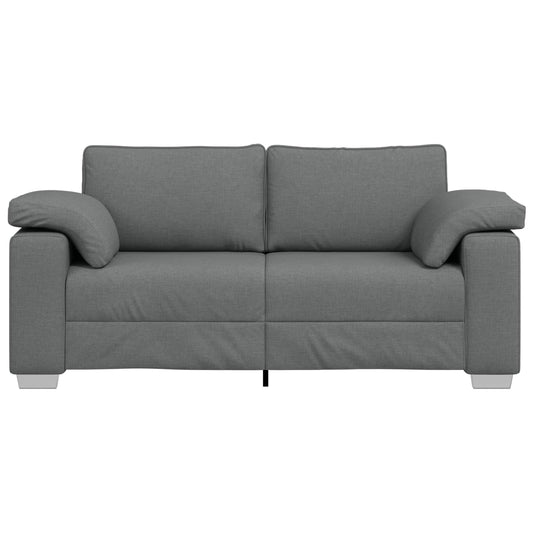 vidaXL Διθέσιος καναπές Σκούρο Γκρι 180 cm ύφασμα