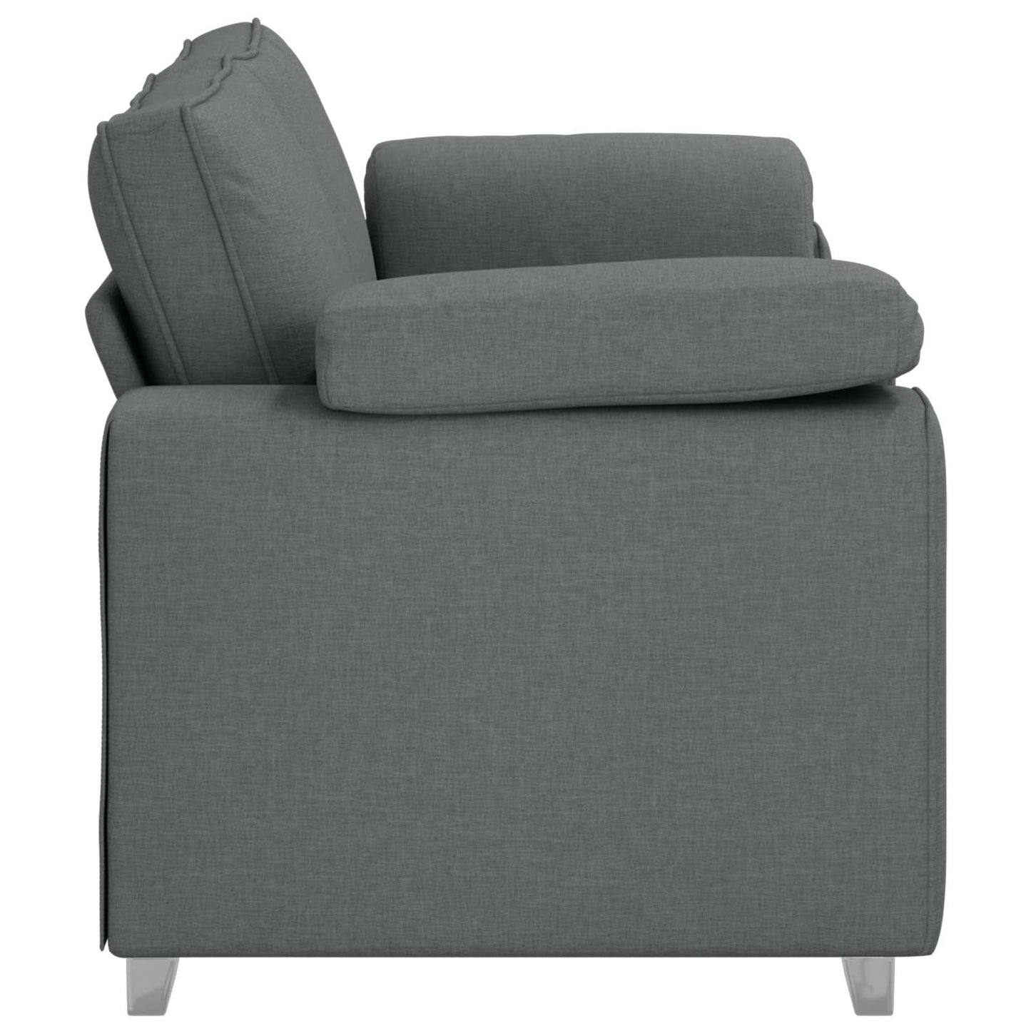 vidaXL Διθέσιος καναπές Σκούρο Γκρι 180 cm ύφασμα