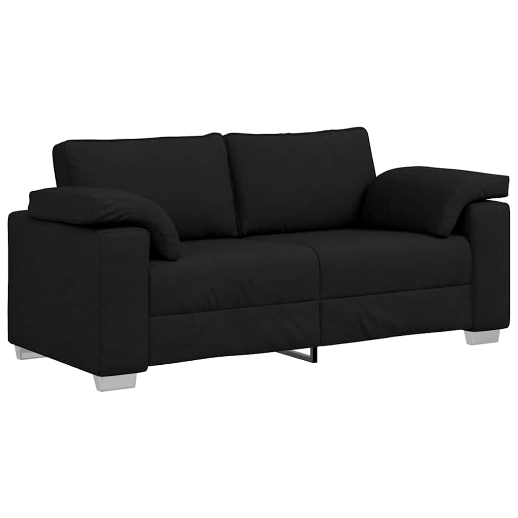 vidaXL Διθέσιος καναπές Μαύρο 180 cm ύφασμα