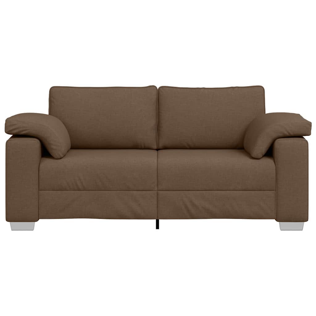 vidaXL Διθέσιος καναπές Καφέ 180 cm ύφασμα