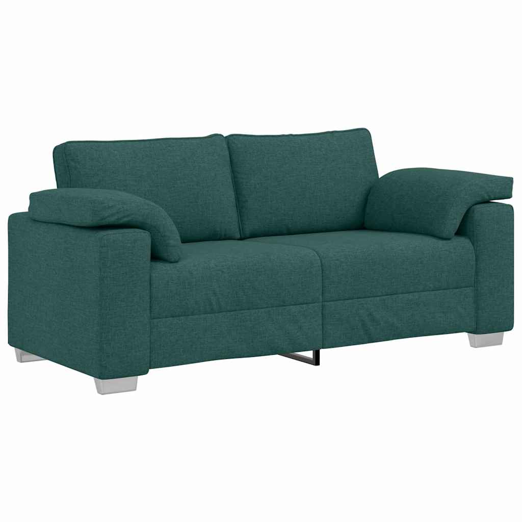 vidaXL Διθέσιος καναπές Σκούρο Πράσινο 180 cm ύφασμα