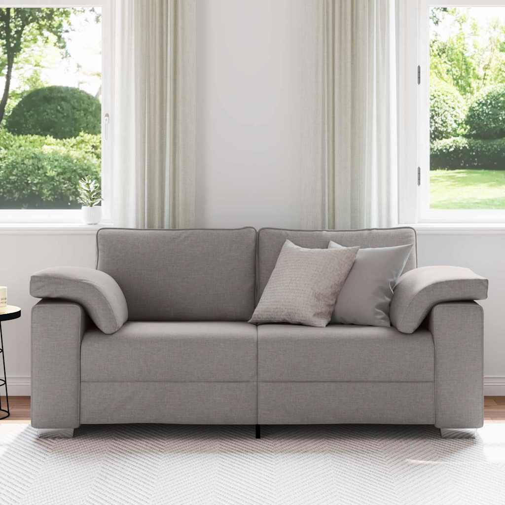 vidaXL Διθέσιος καναπές Taupe 180 cm ύφασμα