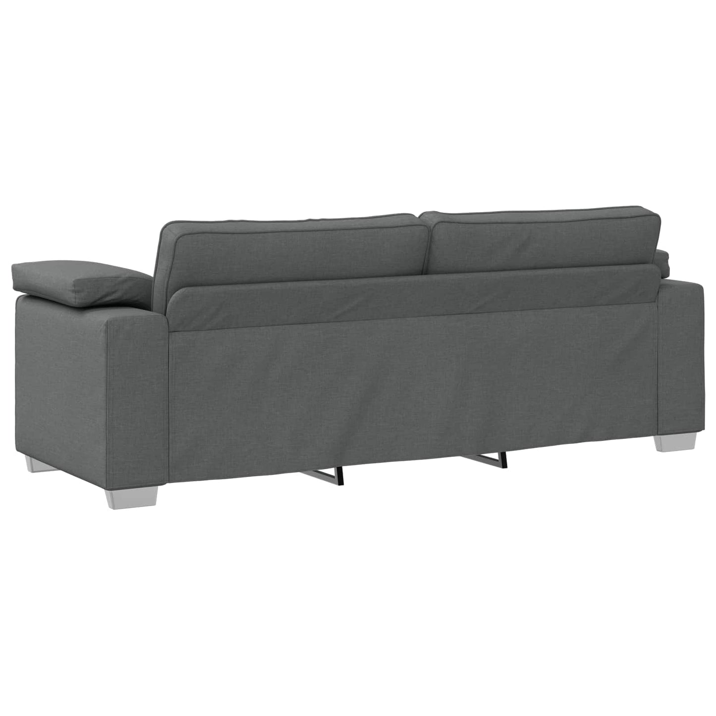 vidaXL 3-Θέσιος καναπές Σκούρο Γκρι 220 cm ύφασμα