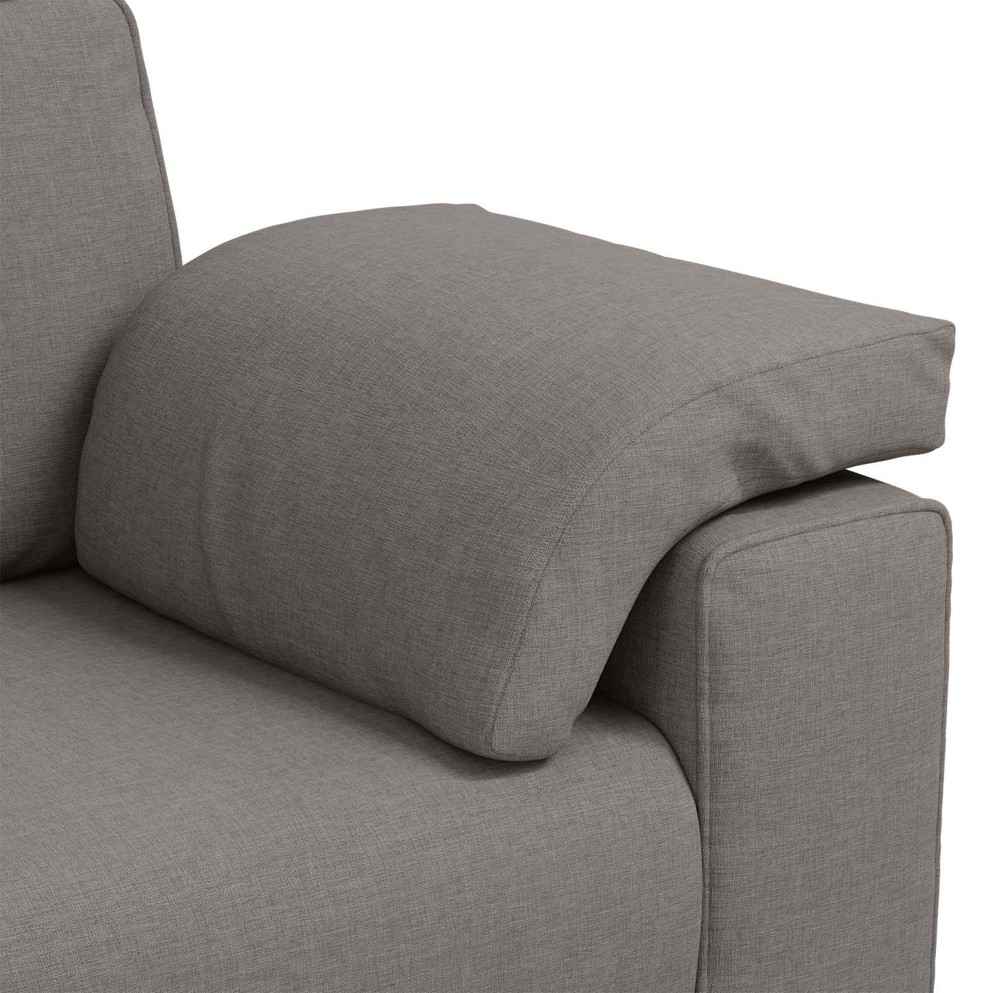 vidaXL 3-Θέσιος καναπές Taupe 220 cm ύφασμα
