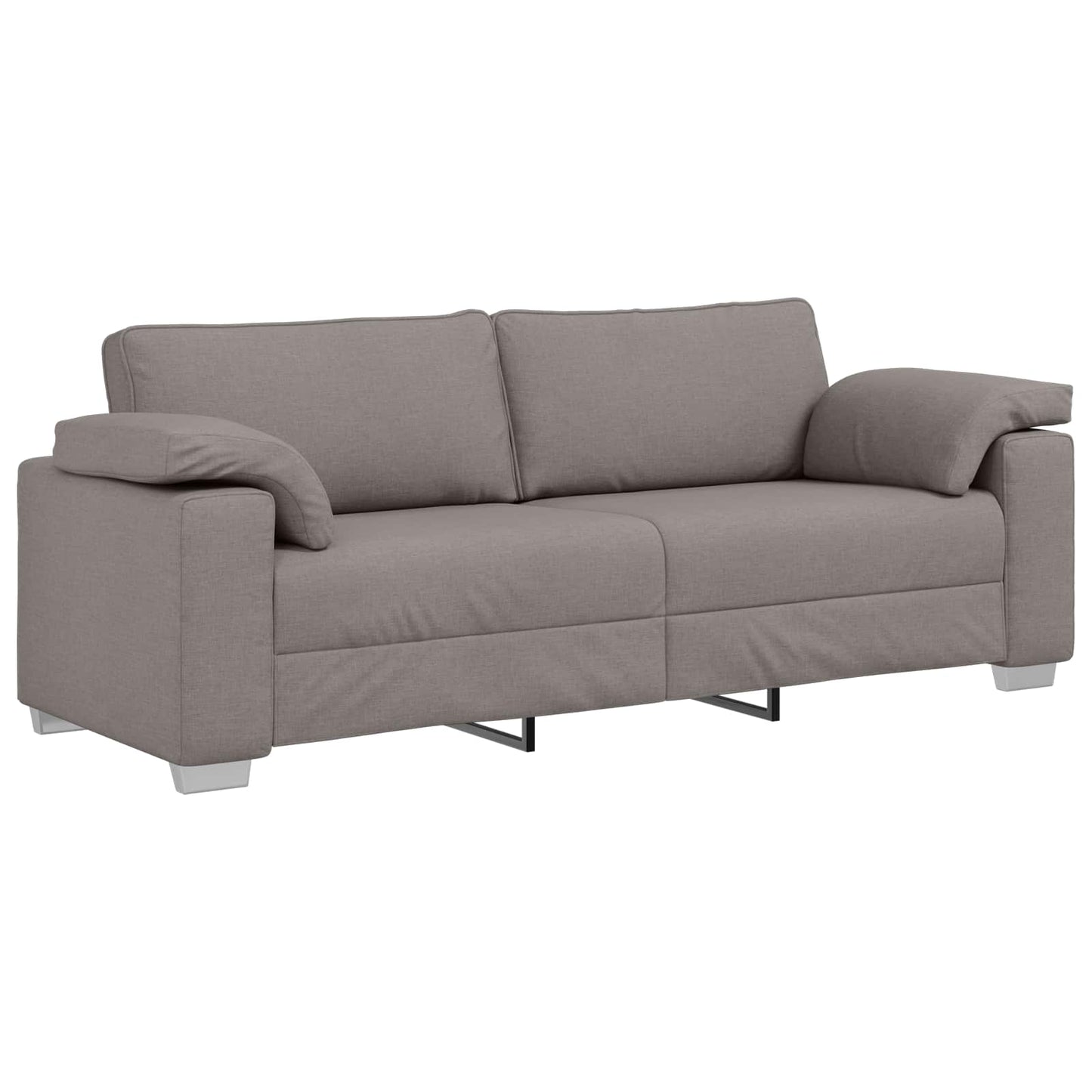 vidaXL 3-Θέσιος καναπές Taupe 220 cm ύφασμα