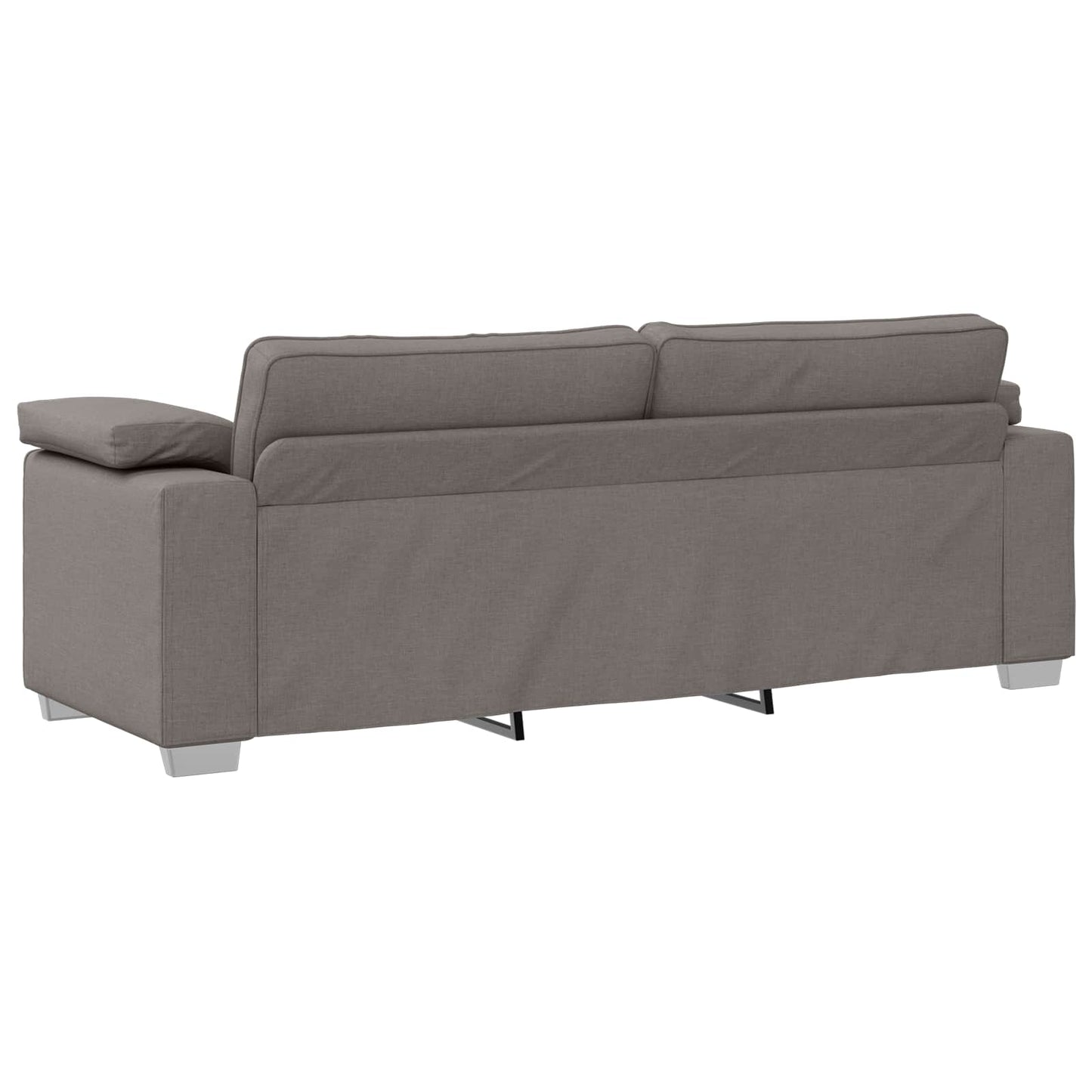 vidaXL 3-Θέσιος καναπές Taupe 220 cm ύφασμα