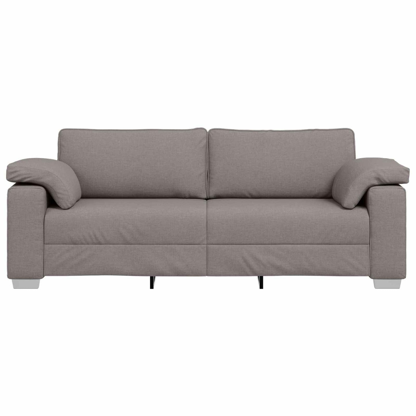 vidaXL 3-Θέσιος καναπές Taupe 220 cm ύφασμα