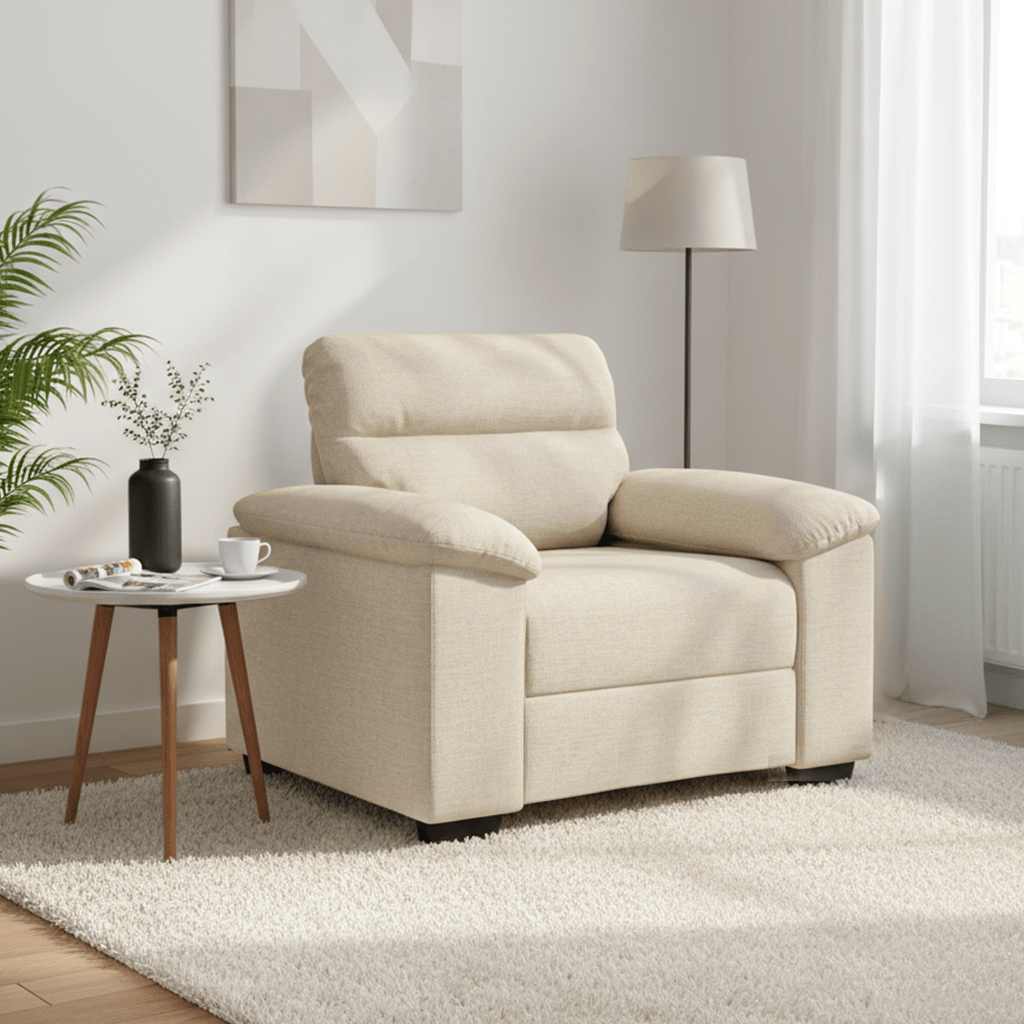 vidaXL Πολυθρόνα-Καναπές 100x81x84 εκ. από Λινό