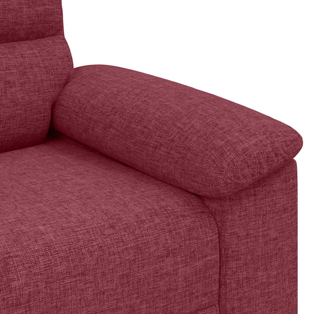vidaXL Διθέσιος Καναπές Κόκκινος 160x81x84 εκ. Ύφασμα