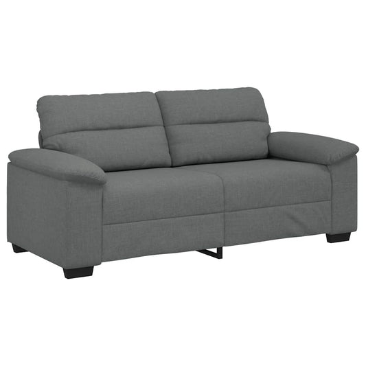 vidaXL Διθέσιος Καναπές Σκούρο Γκρι 180x81x84 εκ. Ύφασμα