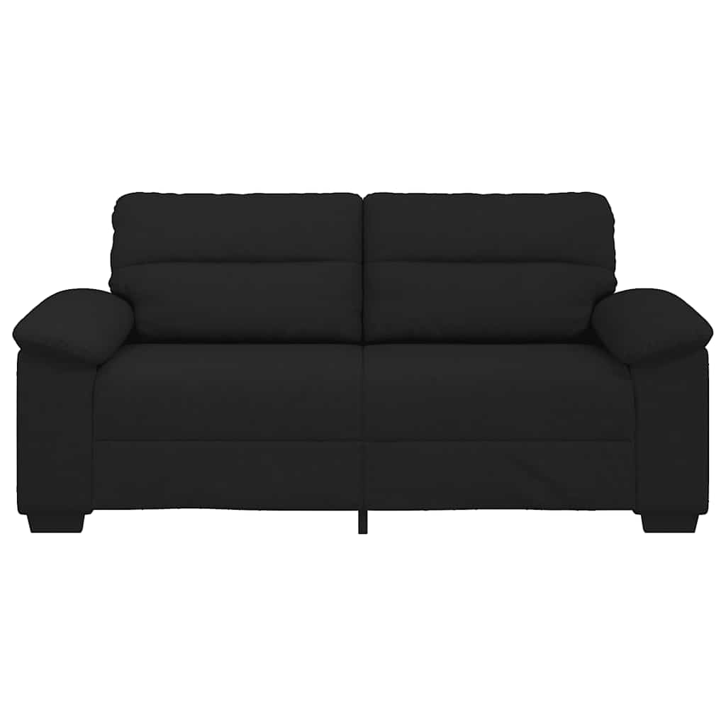 vidaXL Διθέσιος Καναπές Μαύρος 180x81x84 εκ. Ύφασμα