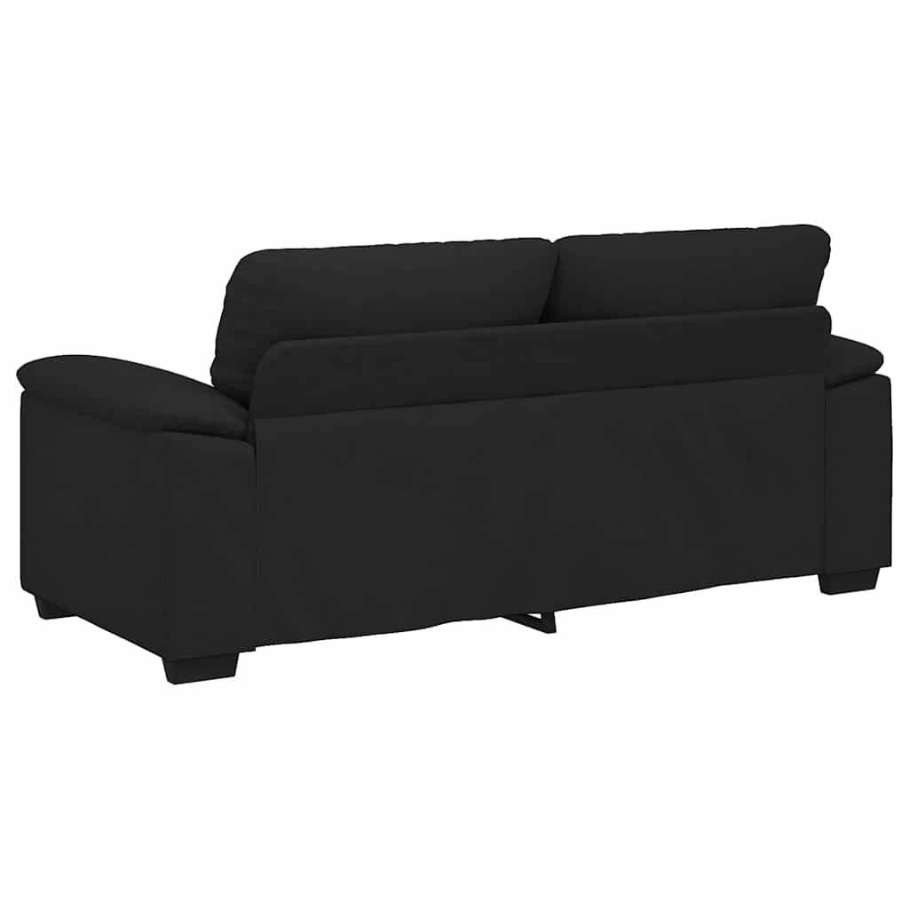 vidaXL Διθέσιος Καναπές Μαύρος 180x81x84 εκ. Ύφασμα