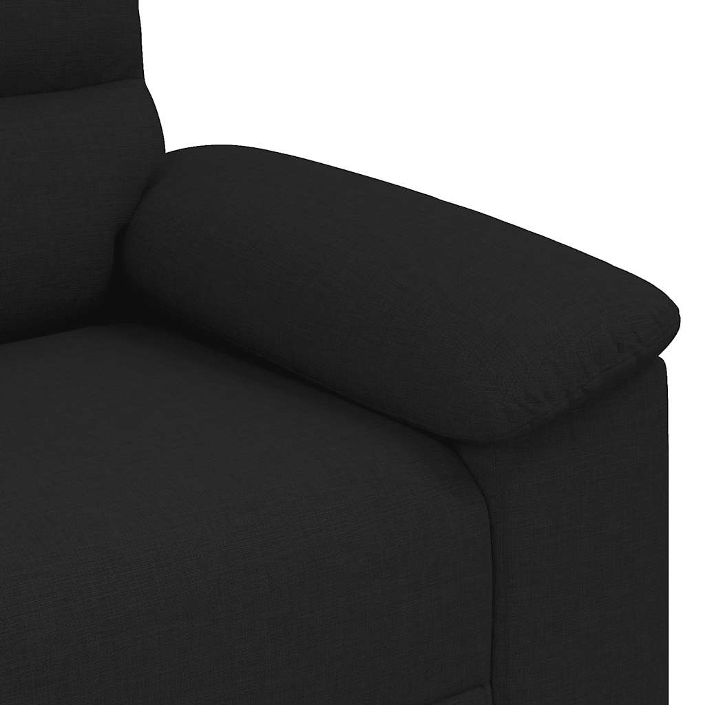 vidaXL Διθέσιος Καναπές Μαύρος 180x81x84 εκ. Ύφασμα