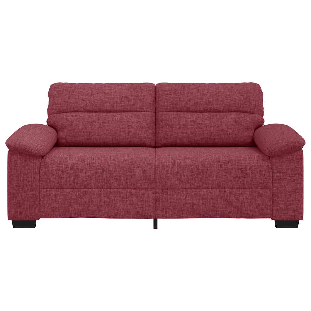 vidaXL Διθέσιος Καναπές Κόκκινος 180x81x84 εκ. Ύφασμα