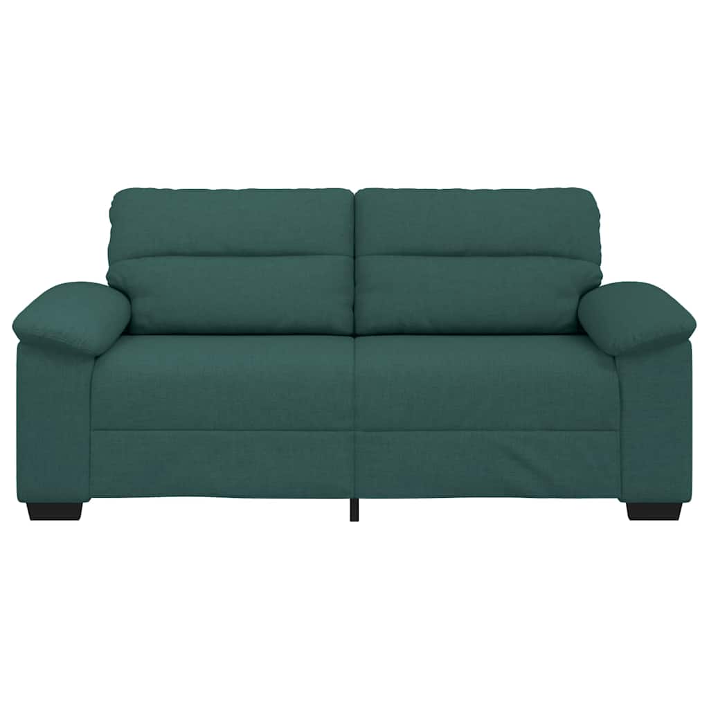 vidaXL Διθέσιος Καναπές Σκούρο Πράσινο 180x81x84 εκ. Ύφασμα