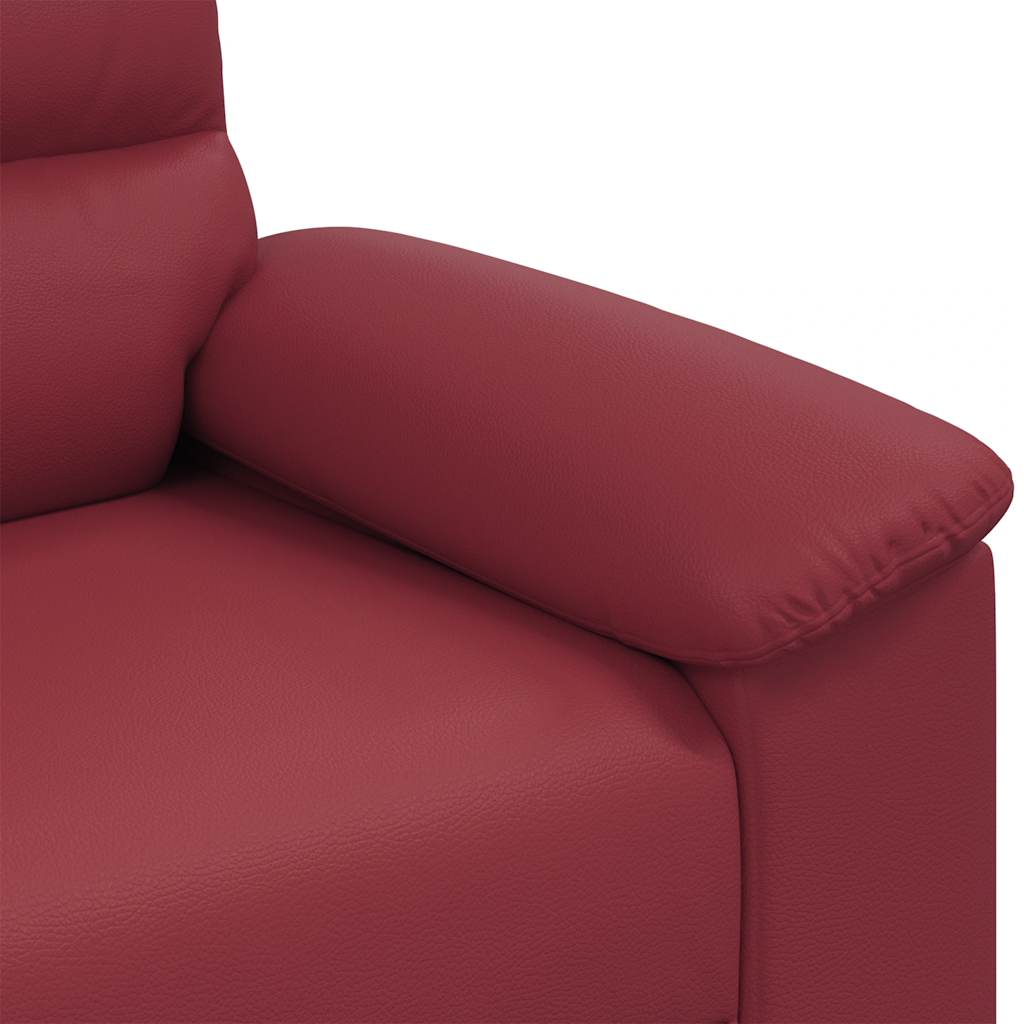 vidaXL Πολυθρόνα-Καναπέ Κόκκινη 100 x 81 x 84 εκ. από Συνθετικό Δέρμα