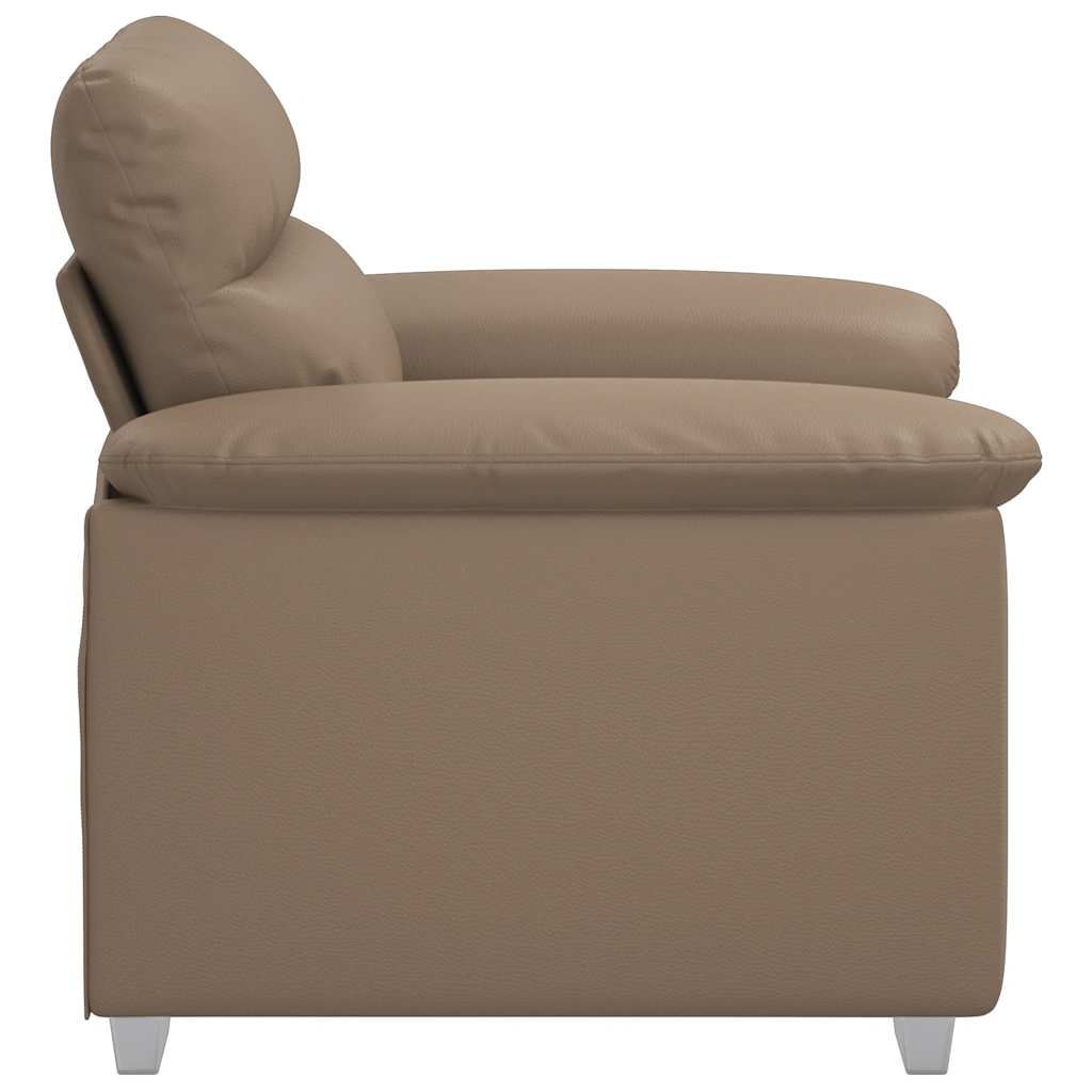 vidaXL Πολυθρόνα-Καναπέ Cappuccino 100x81x84 εκ. από Συνθετικό Δέρμα
