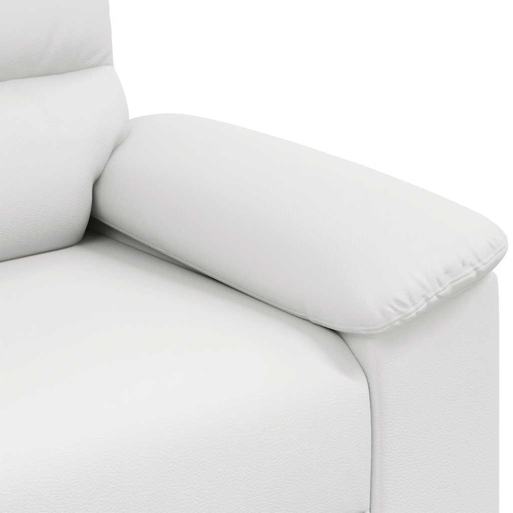 vidaXL Πολυθρόνα-Καναπέ Λευκή 100x81x84 εκ. από Συνθετικό Δέρμα