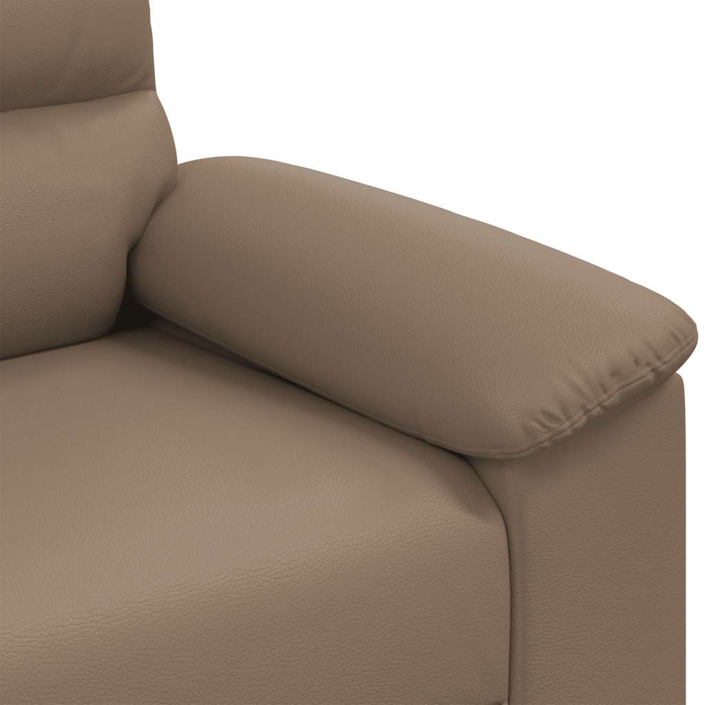 vidaXL Διθέσιος Καναπές Cappuccino 160x81x84 εκ. από Συνθετικό Δέρμα