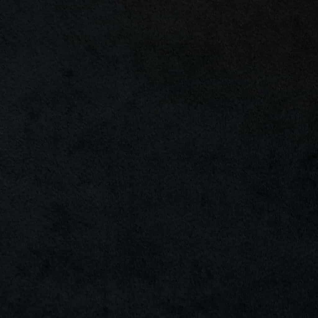 Κουρτίνες blackout vidaXL με μάτι 2 τεμάχια μαύρο βελούδο