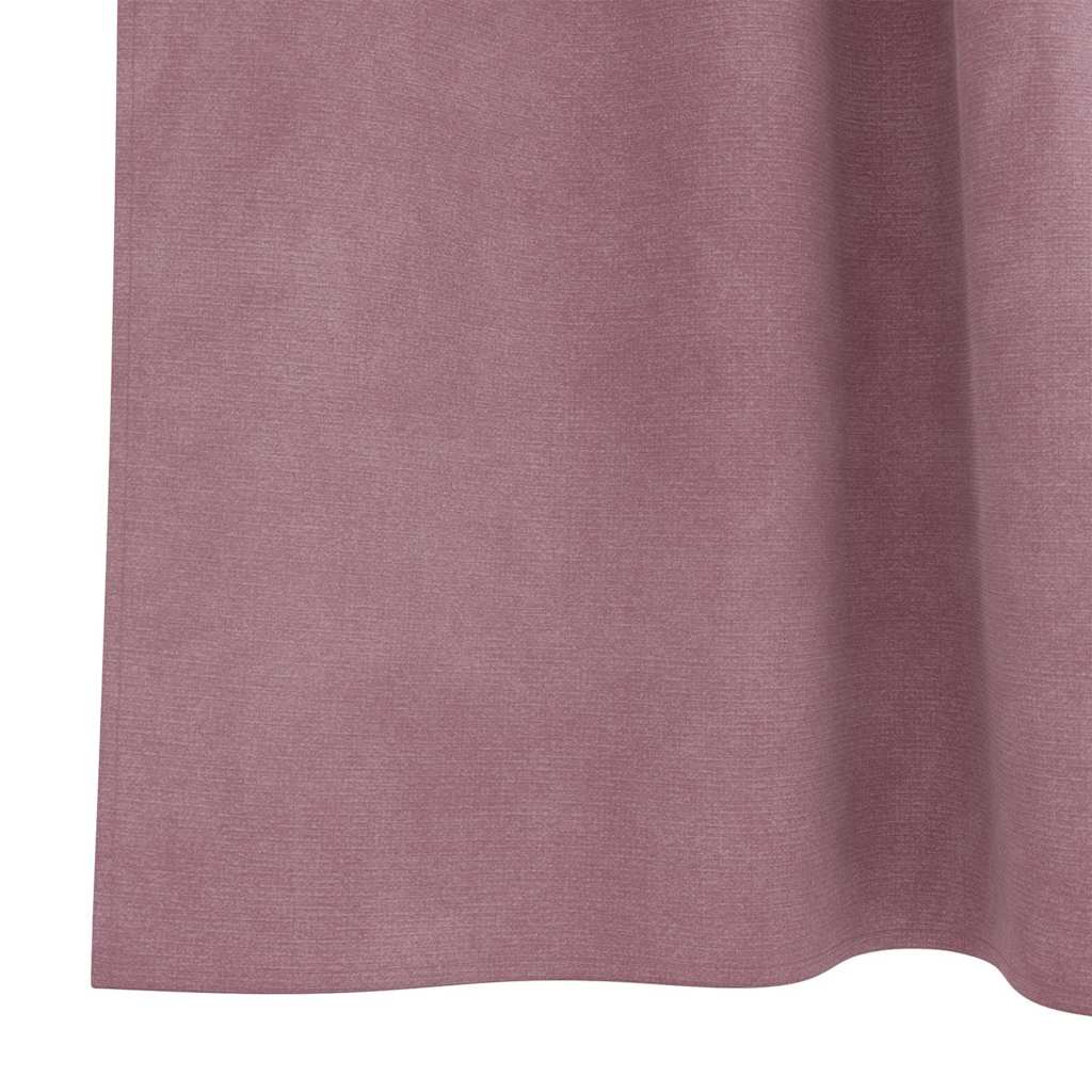 vidaXL Κουρτίνες συσκότισης 2 τμχ. Σκούρο ροζ 140 x 225 cm Βελούδο